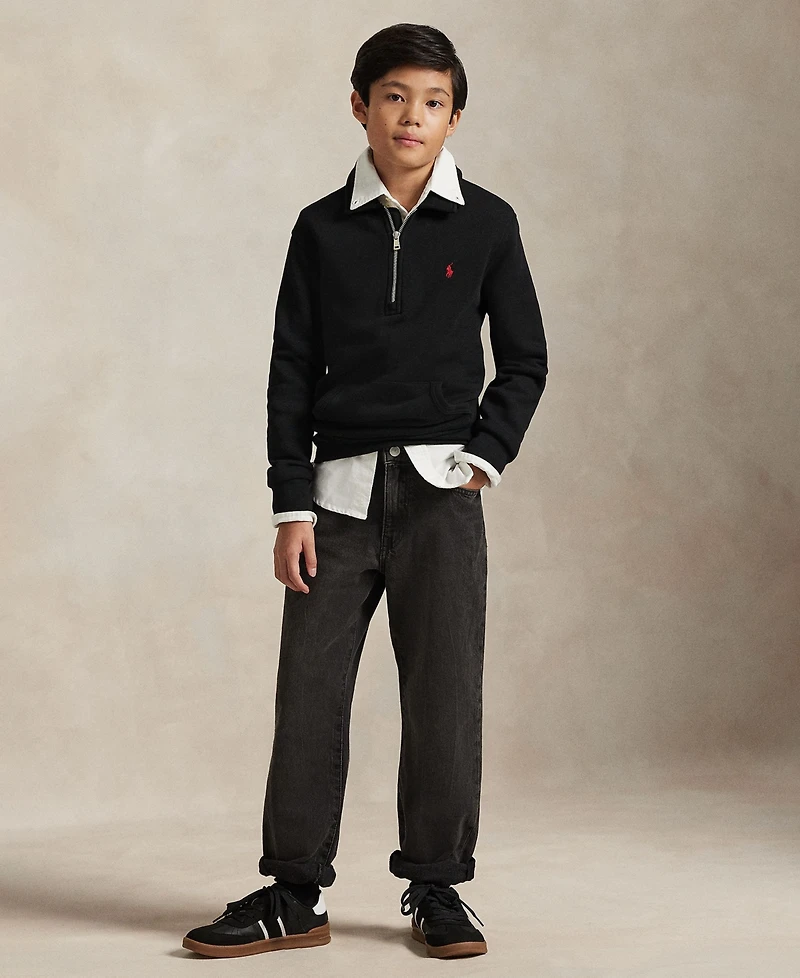 Polo Ralph Lauren Big Boys Fleece Quarter-Zip Pullover Sweatshirt