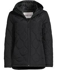 Lands' End Plus FeatherFree Onion Quilted Insulated Jacket