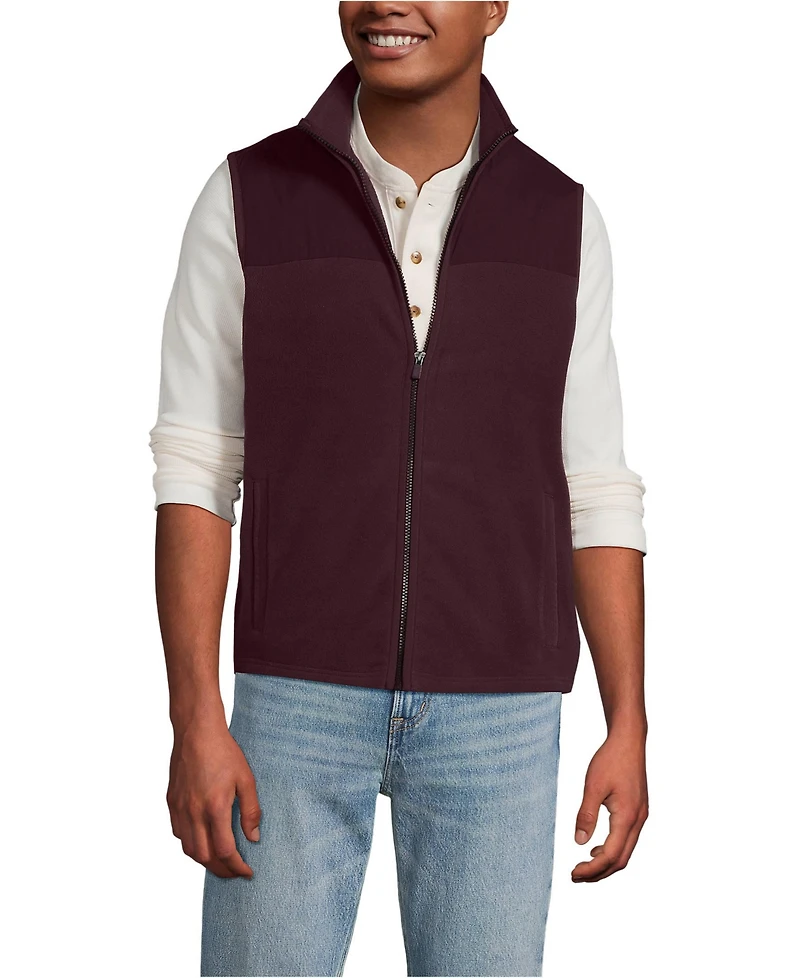 Lands' End Men's Anyweather RainDefense Fleece Vest