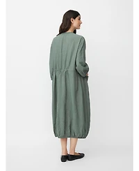 Masai Copenhagen Women's MaNymosa 3/4 Sleeve Loose Fit Midi Dress