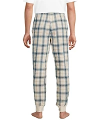 Lands' End Men's Flannel Jogger Pajama Pants