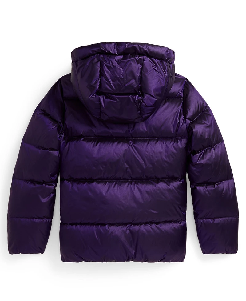Polo Ralph Lauren Girls 7-16 Mock Neck Hooded Jacket