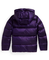 Polo Ralph Lauren Girls 7-16 Mock Neck Hooded Jacket
