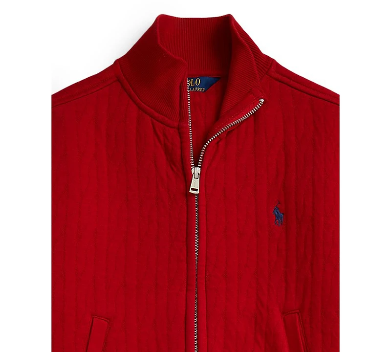 Polo Ralph Lauren Girls 7-16 Quilted Cable-Motif Jacket