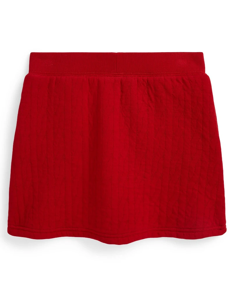 Polo Ralph Lauren Girls 7-16 Quilted Cable-Motif Skirt