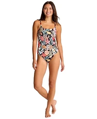 Tommy Bahama Women's Shell Maillot One Piece Swimsuit