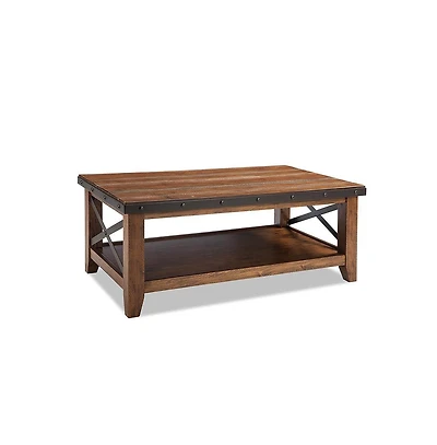 Intercon Taos Coffee Table Multi Colored Brown Canyon Finish