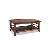 Intercon Taos Coffee Table Multi Colored Brown Canyon Finish