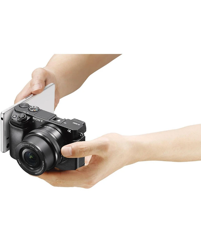 Sony Lcs-ebe Just-Fit Body Case for Alpha A6000 Camera, Black
