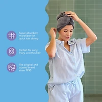 Turbie Twist Microfiber Turbie Twist 2 Pack (Solemnity)