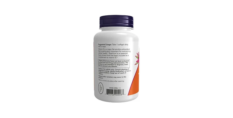 Now Foods Vitamin E-400, 268 Mg, 100 Softgels