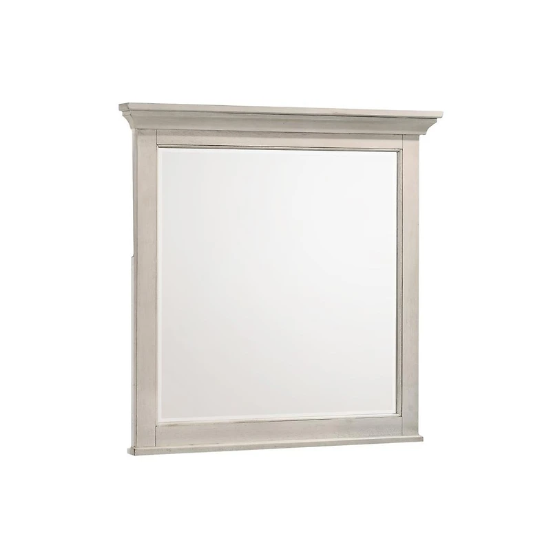 Intercon Mirror in Rustic White