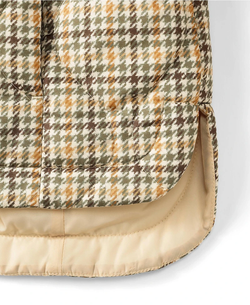 Lands' End Plus Print FeatherFree Quilted Insulated Jacket