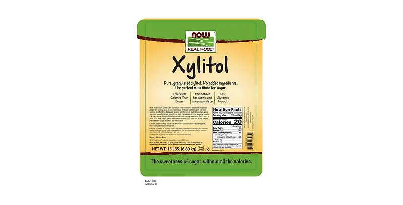 Now Foods Xylitol, 6.80kg, 15 Lbs