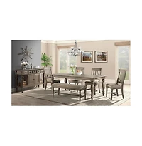 Intercon 46"" Backless Bench w/Cushion in Roasted Oak