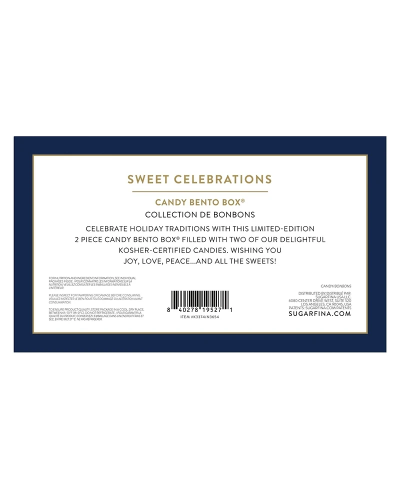 Sugarfina Hanukkah Bento Candy Box Duo, 2 Piece