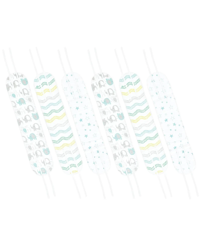 Luvable Friends Baby Unisex 6Pk Belly Binder