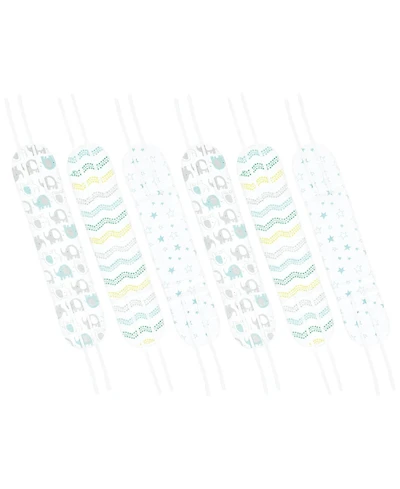 Luvable Friends Baby Unisex 6Pk Belly Binder