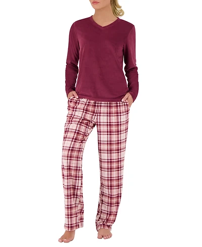 Heat Holders 2-Piece Women's Pajama Top and Pants Set