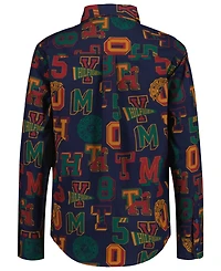 Tommy Hilfiger Boys 2T-7 Printed Long Sleeve Shirt