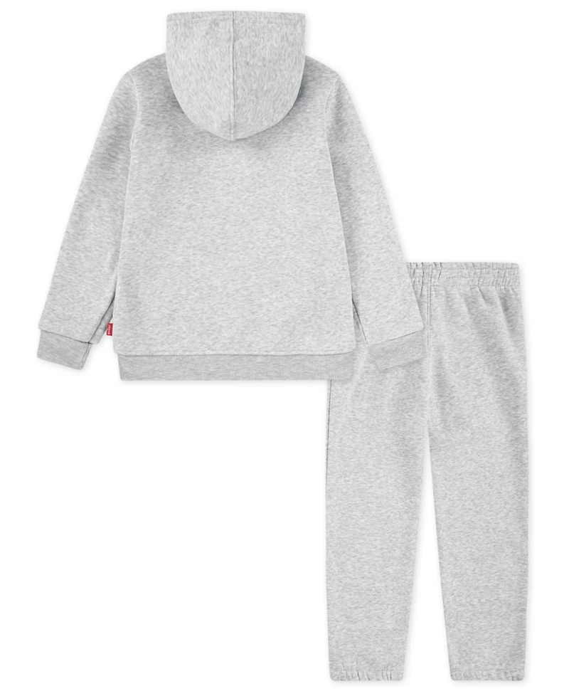 Levi's Boys 4-7 2 Piece Multi Hit Long Sleeves Hoodie and Joggers Set