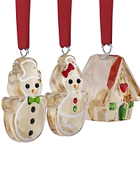 Swarovski Holiday Cheers Gingerbread Ornament Set
