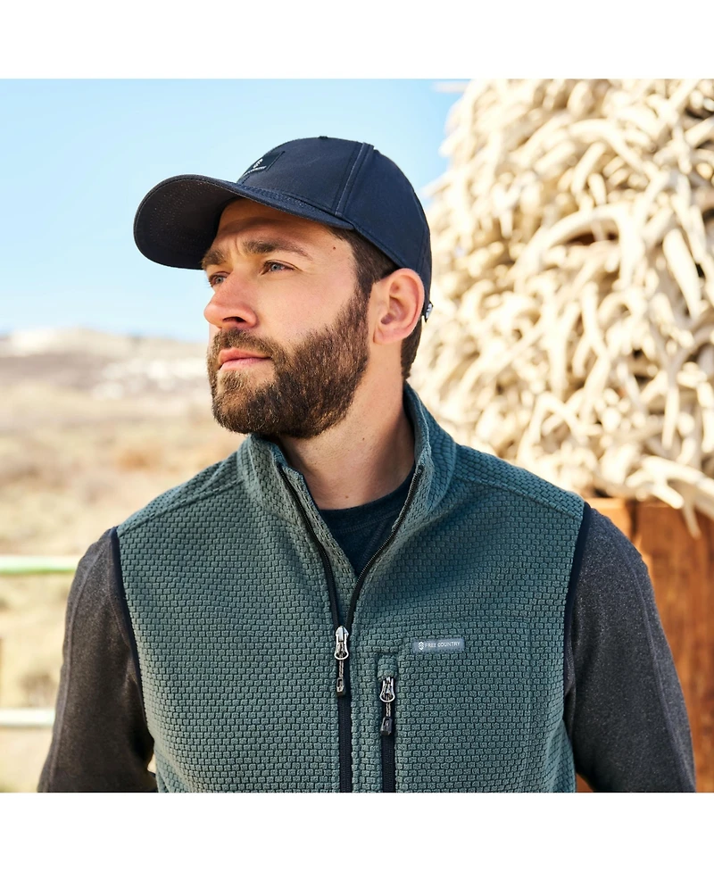 Free Country Men's Brick Fleece Adventure Vest