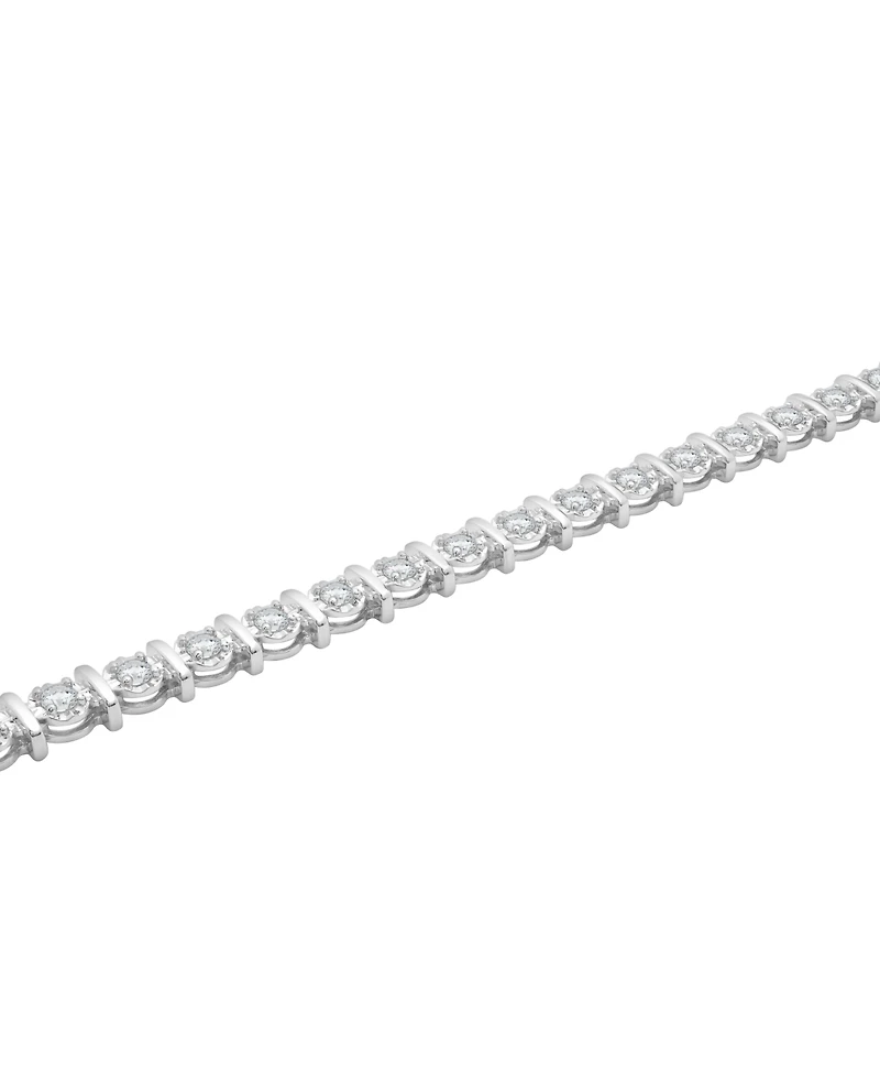 Macy's Diamond Tennis Bracelet (2 ct. t.w.) in Sterling Silver