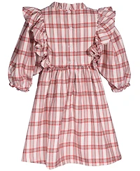 Bonnie Jean Girls 2T-6X Smocked Plaid Dress