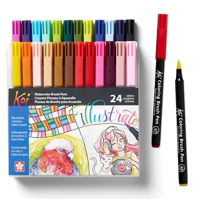 Sakura Koi Assorted Coloring Brush Pen Set