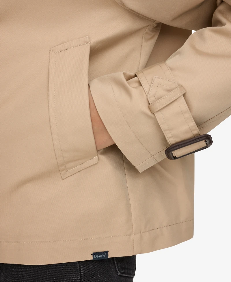 Levi's Women's Regular Short Double Breasted Trench Coat
