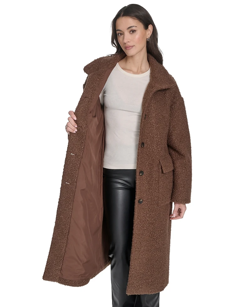 Levi's Women's Regular Boucle Stand Collar Car Coat