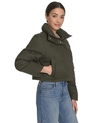 Levi's Women's Regular Cropped Cotton Puffer Jacket