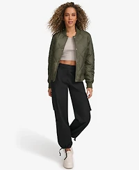 Levi's Women's Regular Diamond Quilted Sherpa Lined Bomber Jacket