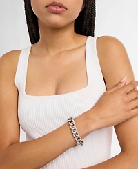 Michael Kors Two Tone Pave Chain Bracelets
