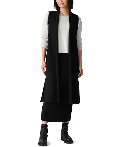 Eileen Fisher Women's Shawl Collar Vest