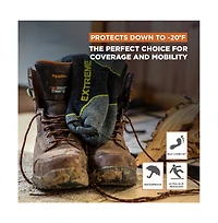 RefrigiWear Men's Ice Viking Waterproof Insulated Work Boots Composite Toe, Anti-Slip, Cold Weather Safety Footwear