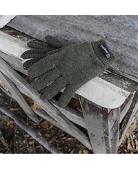 RefrigiWear Men's Fleece Lined Insulated Wool Grip Gloves