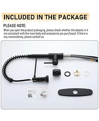 Mondawe pull down kitchen faucet