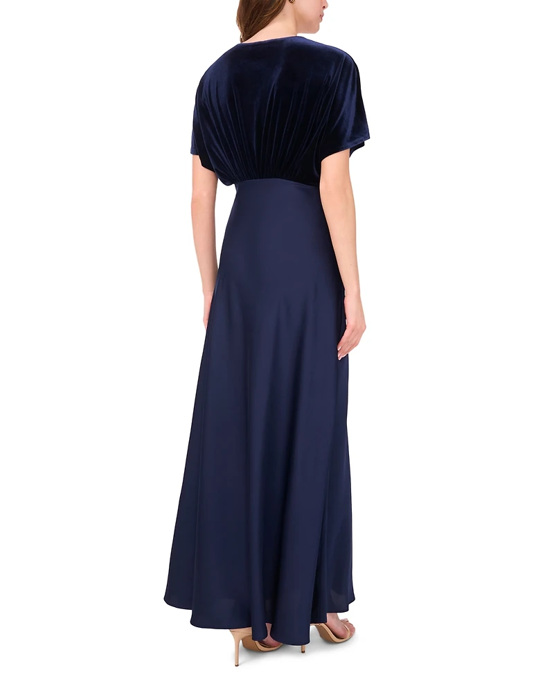 CeCe Women's V-Neck Dolman Sleeve Maxi Dress