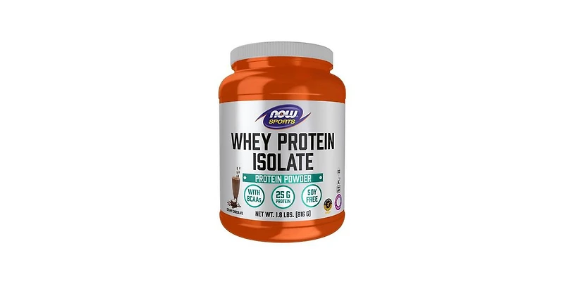 Now Foods Whey Protein Isolate, Dutch Chocolate, 1.8 lbs
