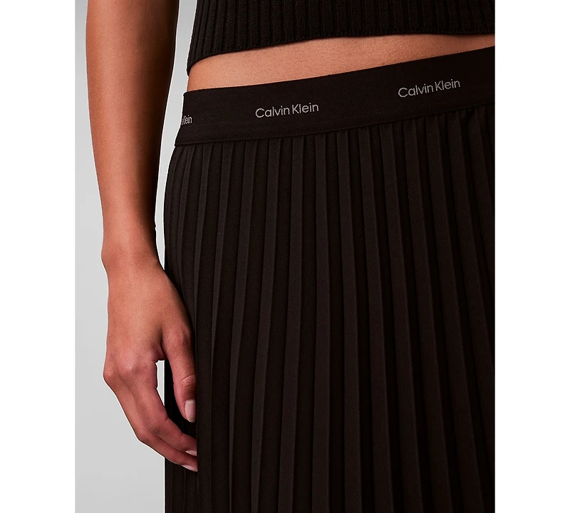 Calvin Klein Women's Pleated Midi Skirt