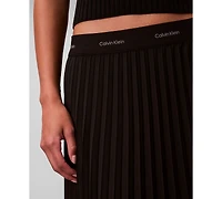 Calvin Klein Women's Pleated Midi Skirt