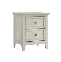 Intercon Nightstand, 2 Drawer in Rustic White