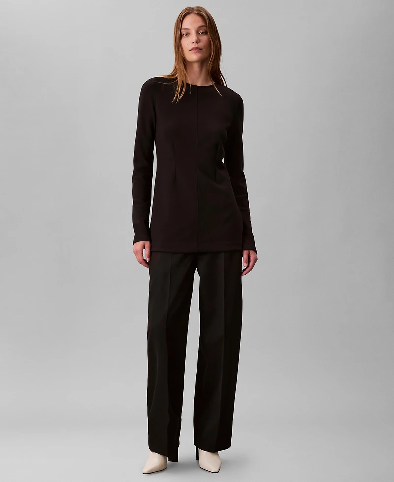 Calvin Klein Women's Tailored Long Sleeve Tunic