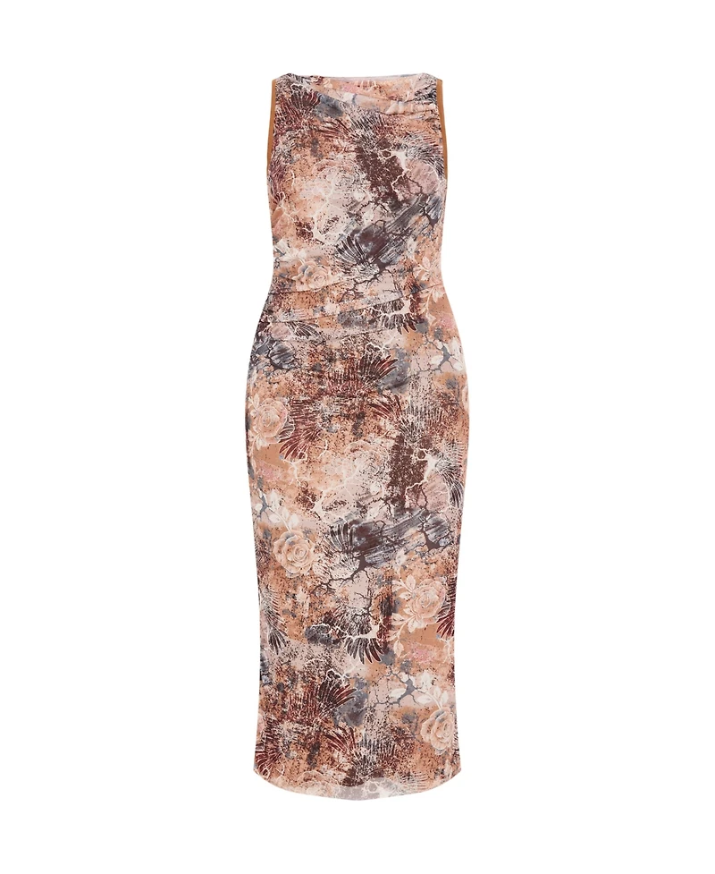 City Chic Women's Georgina Animal Print Dress