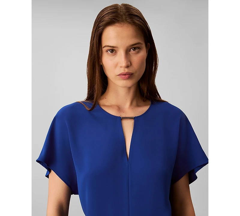 Calvin Klein Women's Short Sleeve Crewneck Top
