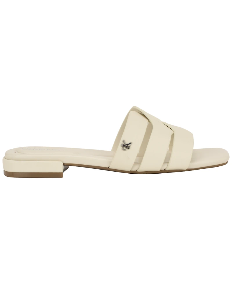 Calvin Klein Women's Tisha Slip-On Flat Sandals