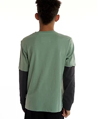Sovereign Code Boys 5-20 Harper Twofer Graphic Print Layered T-Shirt