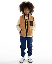 Sovereign Code Boys 2T-7 3-Piece T-Shirt, Vest and Joggers Set